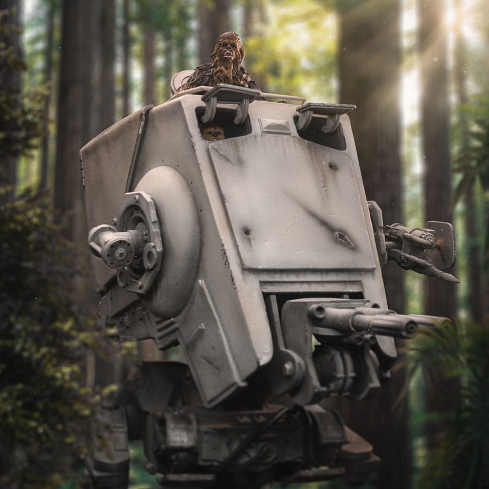 Star Wars Demi Art Scale Statue 1/20 AT-ST and Chewbacca 53 cm      - Preorder - ETA: 25.08.2025