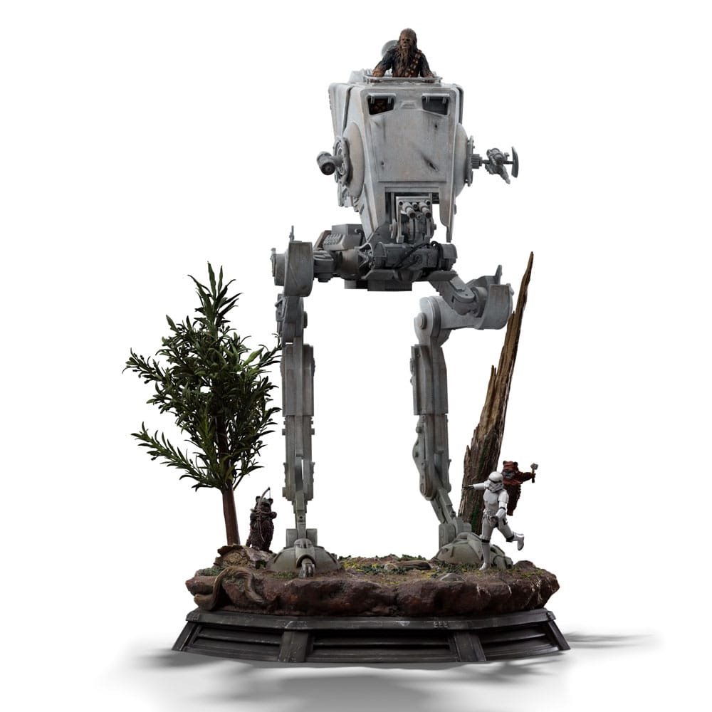 Star Wars Demi Art Scale Statue 1/20 AT-ST and Chewbacca 53 cm      - Preorder - ETA: 25.08.2025
