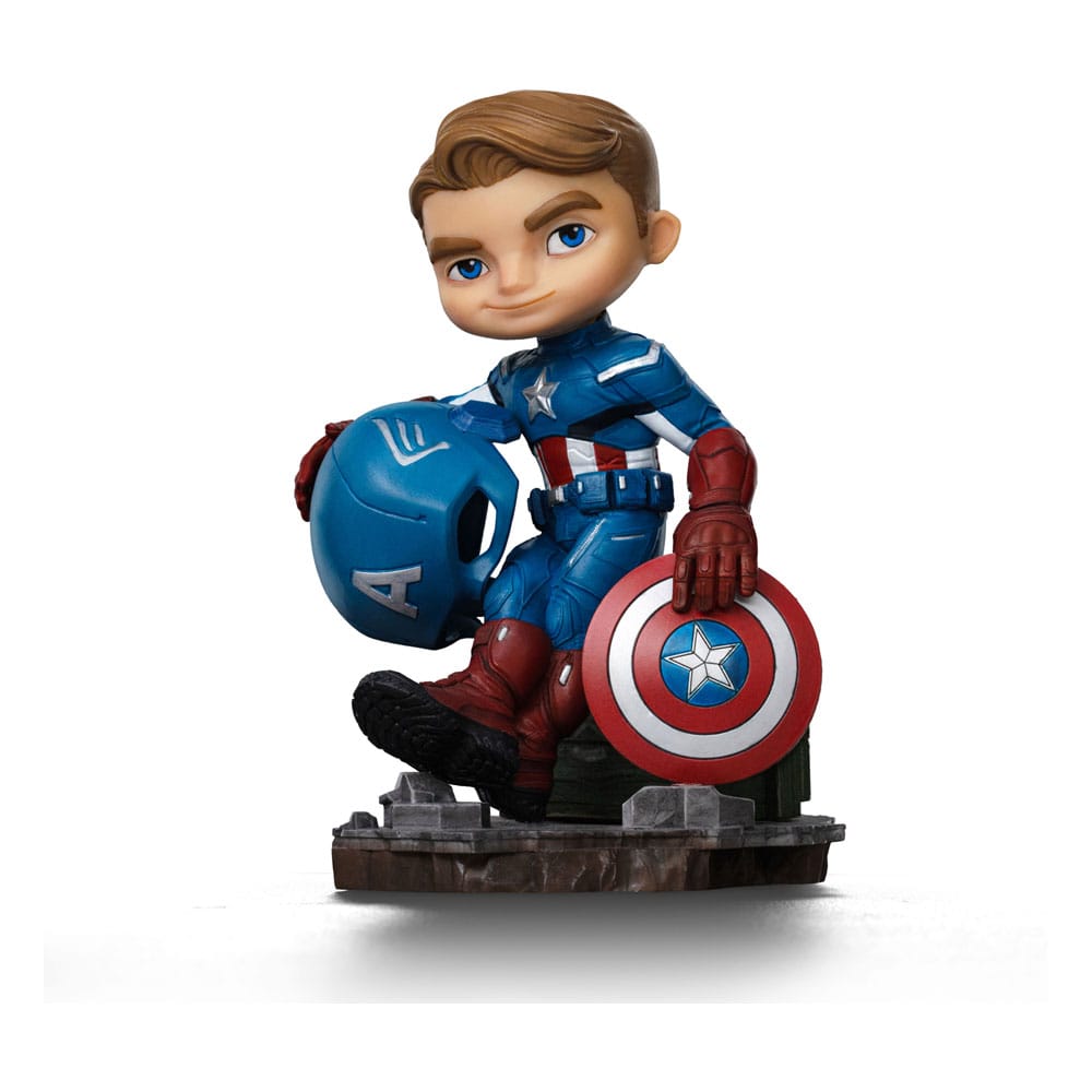 Avengers Infinity Saga Mini Co. PVC Figur Captain America 14 cm   - Versand: 5-7 Tage nach Bestellung