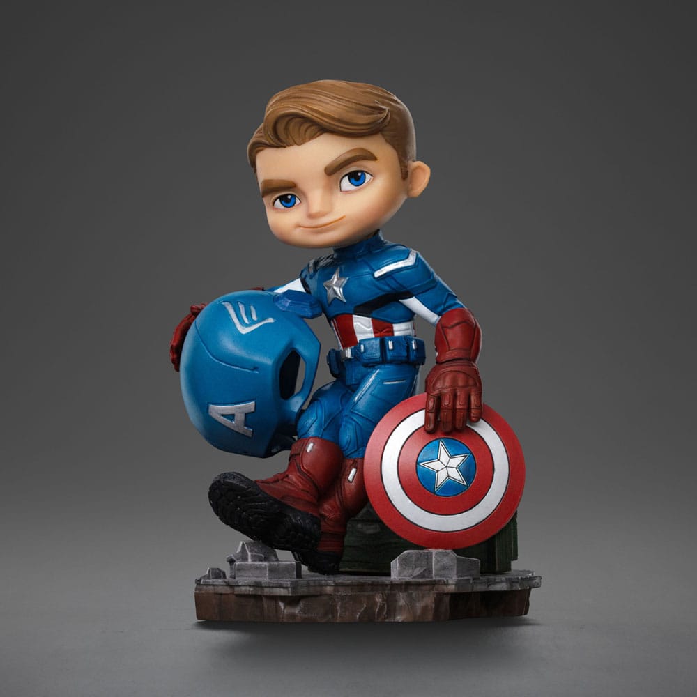 Avengers Infinity Saga Mini Co. PVC Figur Captain America 14 cm   - Versand: 5-7 Tage nach Bestellung