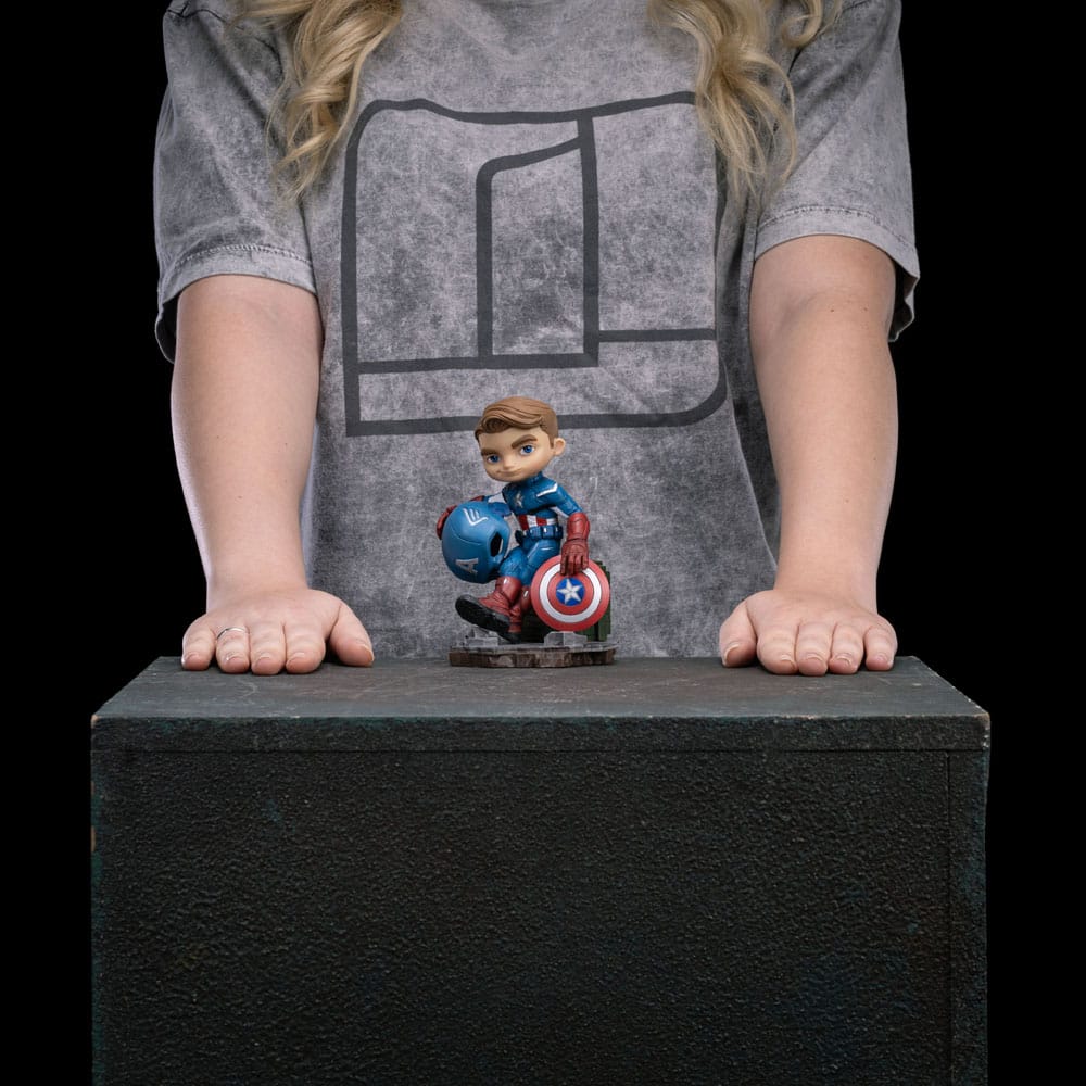 Avengers Infinity Saga Mini Co. PVC Figur Captain America 14 cm   - Versand: 5-7 Tage nach Bestellung