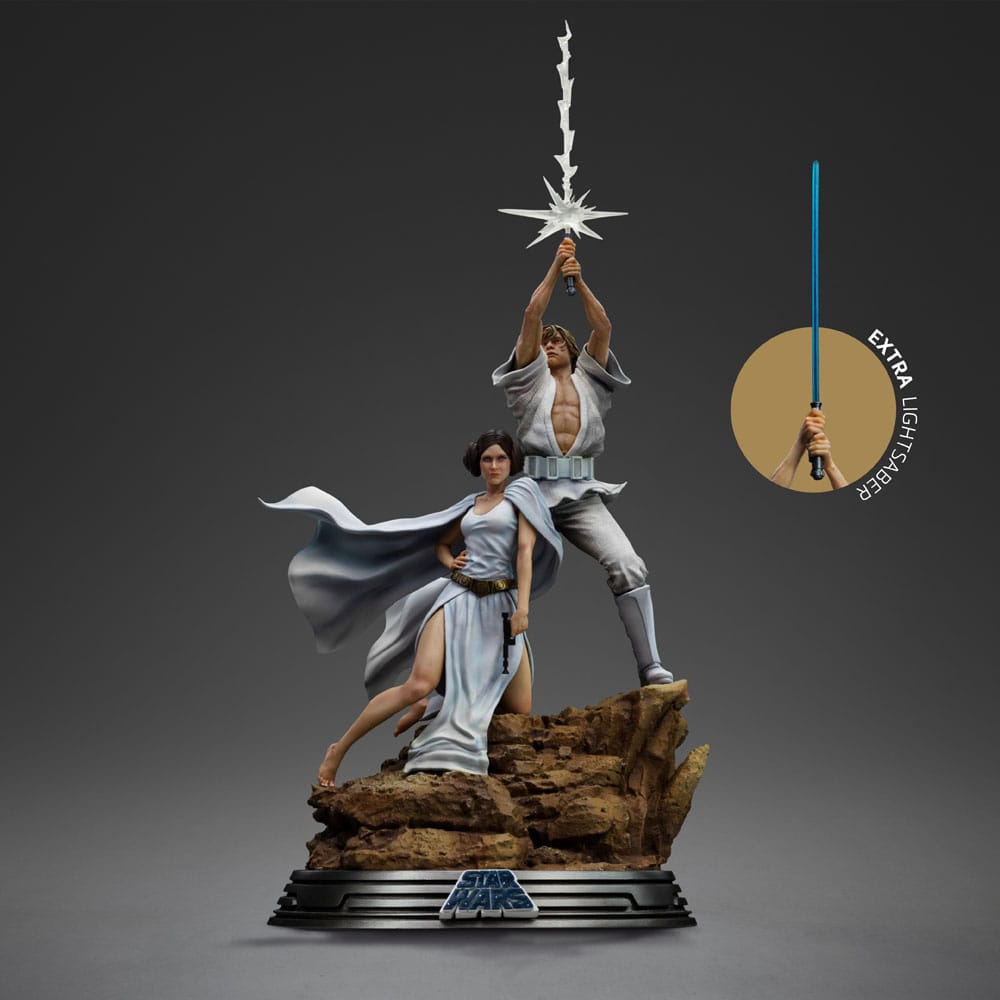 Star Wars Deluxe Art Scale Statue 1/10 Luke and Leia 41 cm - Preorder - ETA: Ende 11.2025