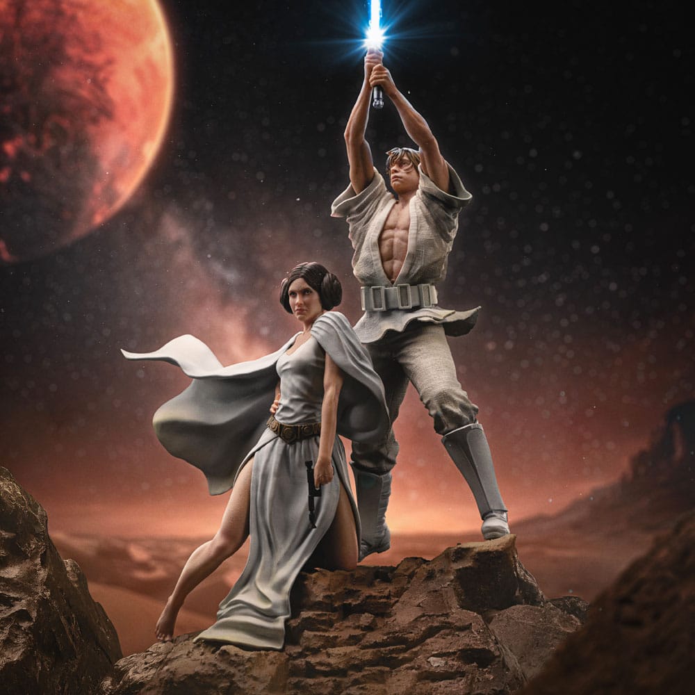 Star Wars Deluxe Art Scale Statue 1/10 Luke and Leia 41 cm - Preorder - ETA: Ende 11.2025