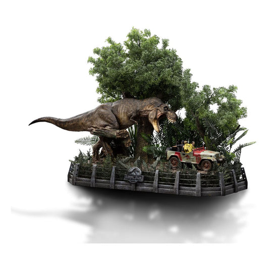 Jurassic Park Demi Art Scale Statue 1/20 T-Rex Chase   - Preorder - ETA: 25.11.2025