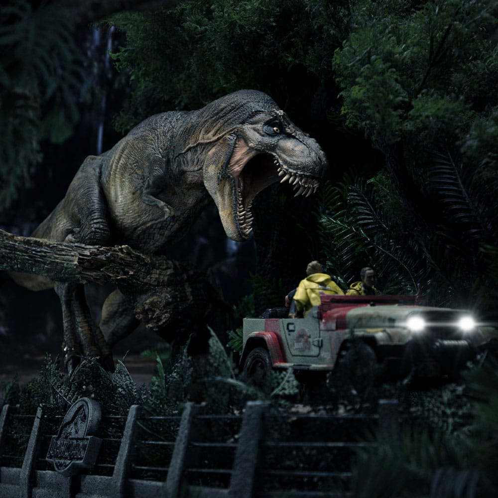 Jurassic Park Demi Art Scale Statue 1/20 T-Rex Chase   - Preorder - ETA: 25.11.2025