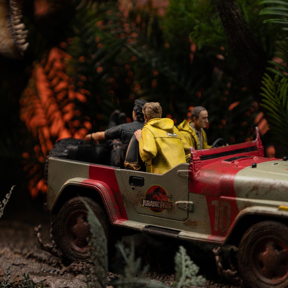 Jurassic Park Demi Art Scale Statue 1/20 T-Rex Chase   - Preorder - ETA: 25.11.2025