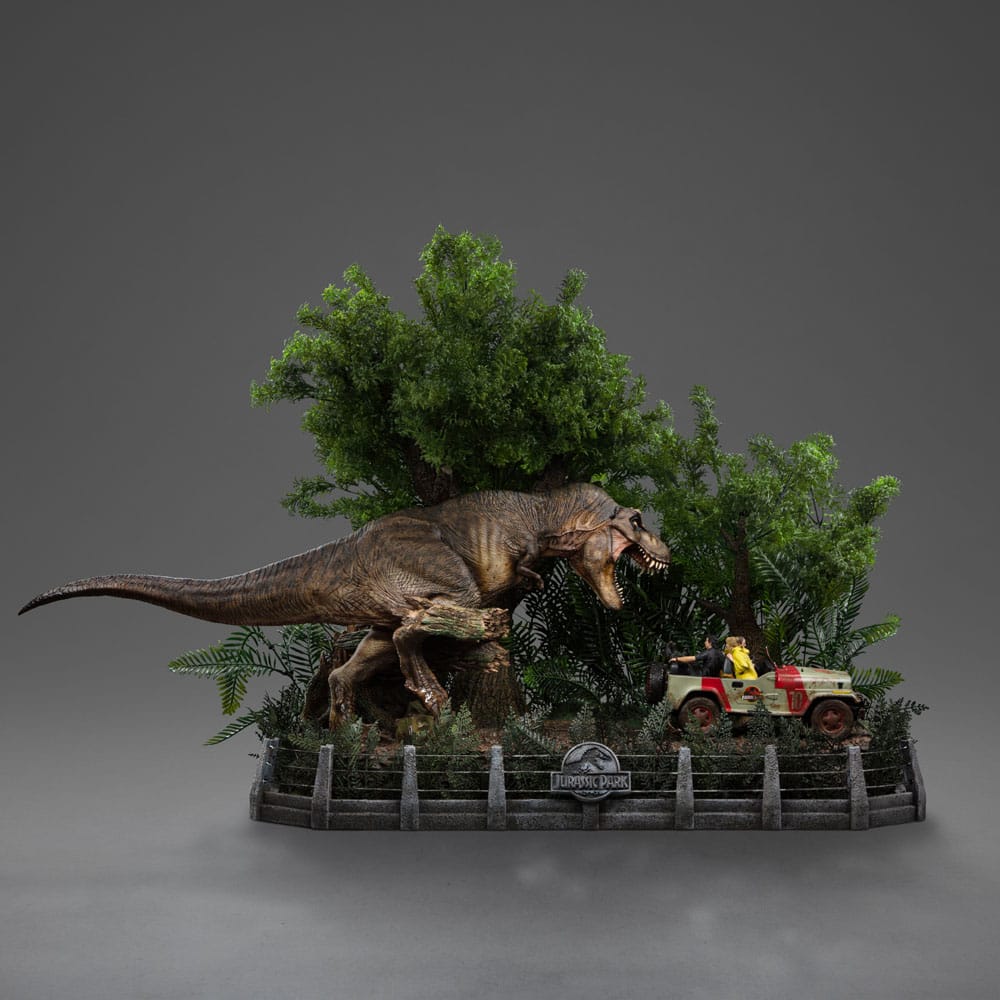 Jurassic Park Demi Art Scale Statue 1/20 T-Rex Chase   - Preorder - ETA: 25.11.2025