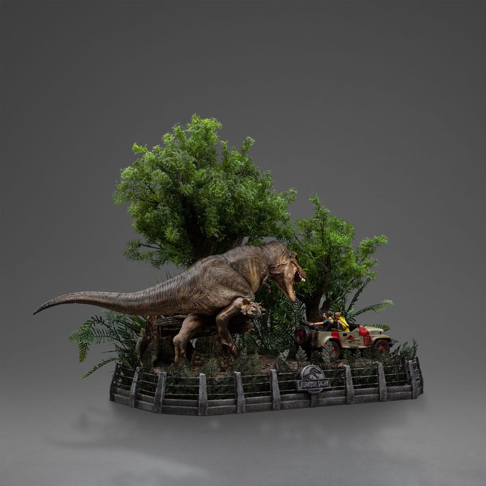 Jurassic Park Demi Art Scale Statue 1/20 T-Rex Chase   - Preorder - ETA: 25.11.2025