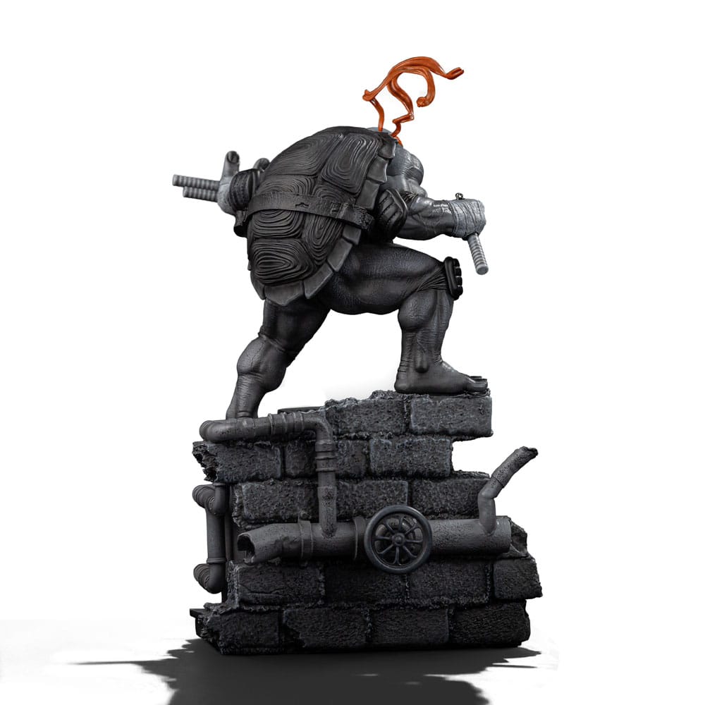 Teenage Mutant Ninja Turtles Art Scale Statue 1/10 Michelangelo Black and White Variant 26 cm heo exclusive   - Preorder - ETA: 25.12.2025