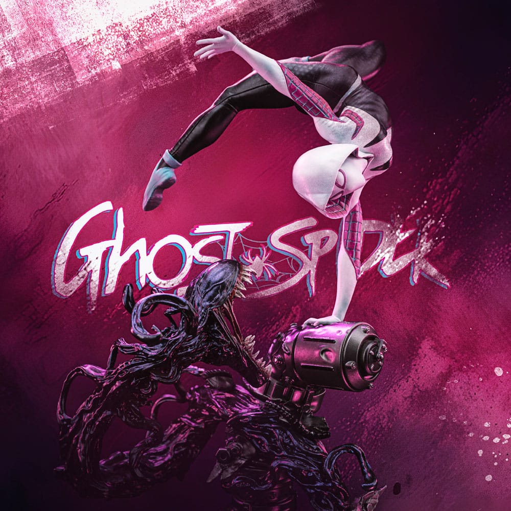 Spider-Man vs Villains Art Scale Statue 1/10 Ghost Spider Diorama  34 cm - Preorder - ETA: 20.12.2025