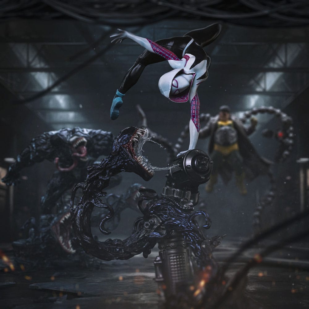 Spider-Man vs Villains Art Scale Statue 1/10 Ghost Spider Diorama  34 cm - Preorder - ETA: 20.12.2025