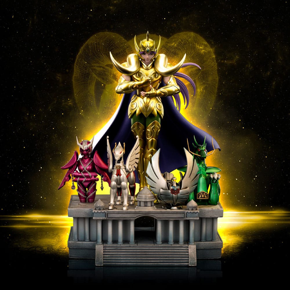 Saint Seiya Art Scale Statue 1/10 Aries Mu Deluxe 27 cm - Versand: 7 Tage nach Bestellung