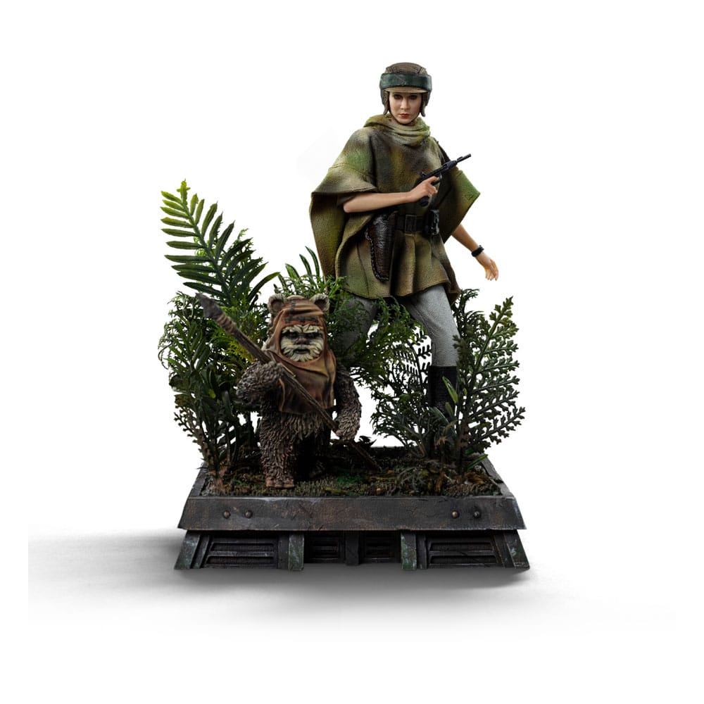 Star Wars Episode VI Art Scale Statue 1/10 Leia and Wicket 21 cm             - Preorder - ETA: 25.08.2026