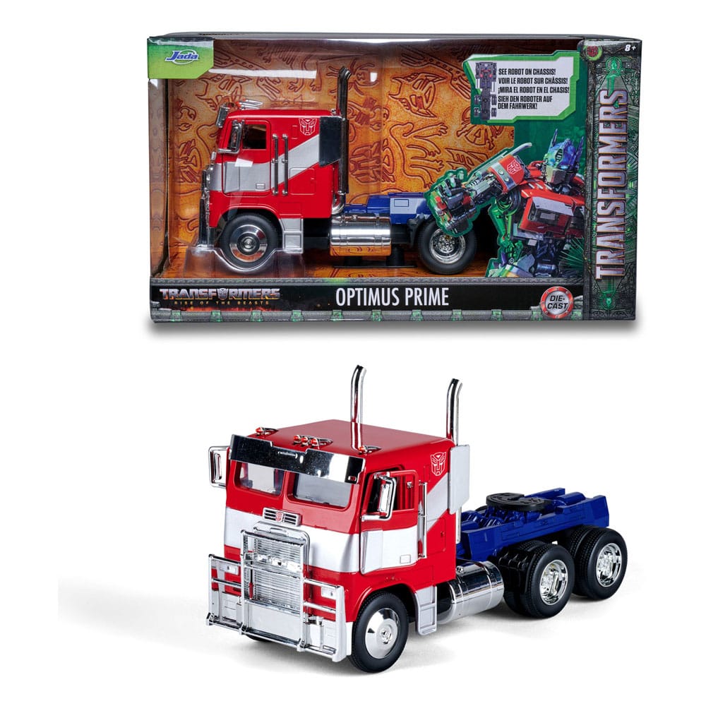 Transformers Diecast Modell 1/24 Big Rig T7 Optimus Prime   - Versand: 5-7 Tage nach Bestellung