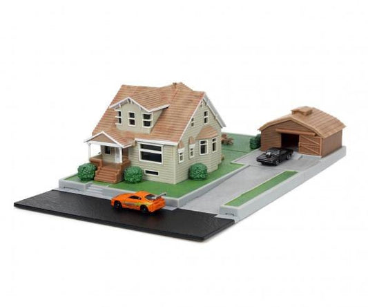 Fast & Furious Nano Metalfigs Nano Scene Diorama Dom's House - Versand: 7 Tage nach Bestellung
