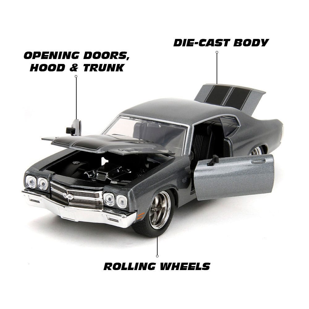 Fast & Furious Diecast Modell 1/24 1970 Chevrolet  - Versand: 5-7 Tage nach Bestellung