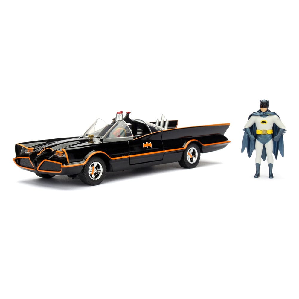 DC Comics Diecast Modell 1/24 Batman 1966 Classic Batmobile - sofort lieferbar