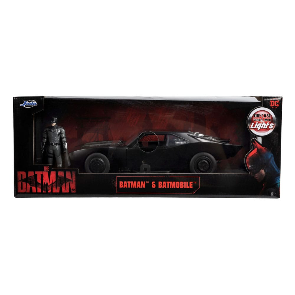 DC Comics Diecast Modell 1/18 Batman Batmobile Try Me 2022 - Versand: 5-7 Tage nach Bestellung