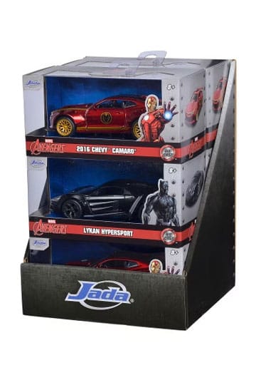 Marvel Fahrzeug 1:32 Sortiment (6) - Preorder - ETA: 25.12.2025