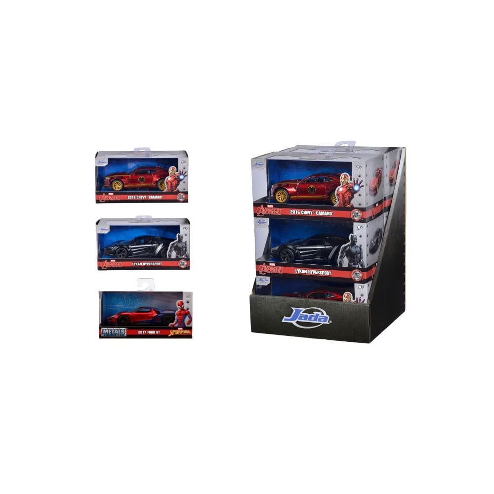 Marvel Fahrzeug 1:32 Sortiment (6) - Preorder - ETA: 25.12.2025