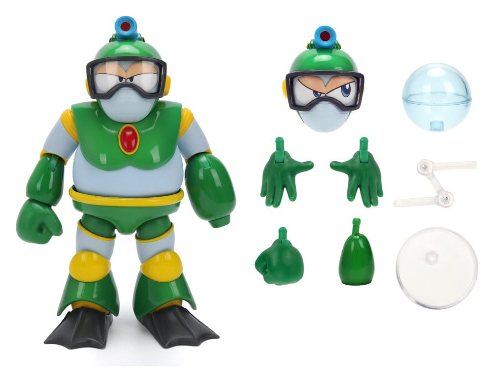 Mega Man Actionfigur Bubble Man 11 cm   - Versand: 7 Tage nach Bestellung