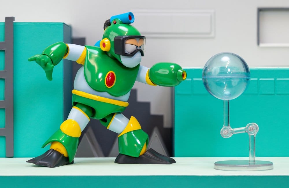 Mega Man Actionfigur Bubble Man 11 cm   - Versand: 7 Tage nach Bestellung