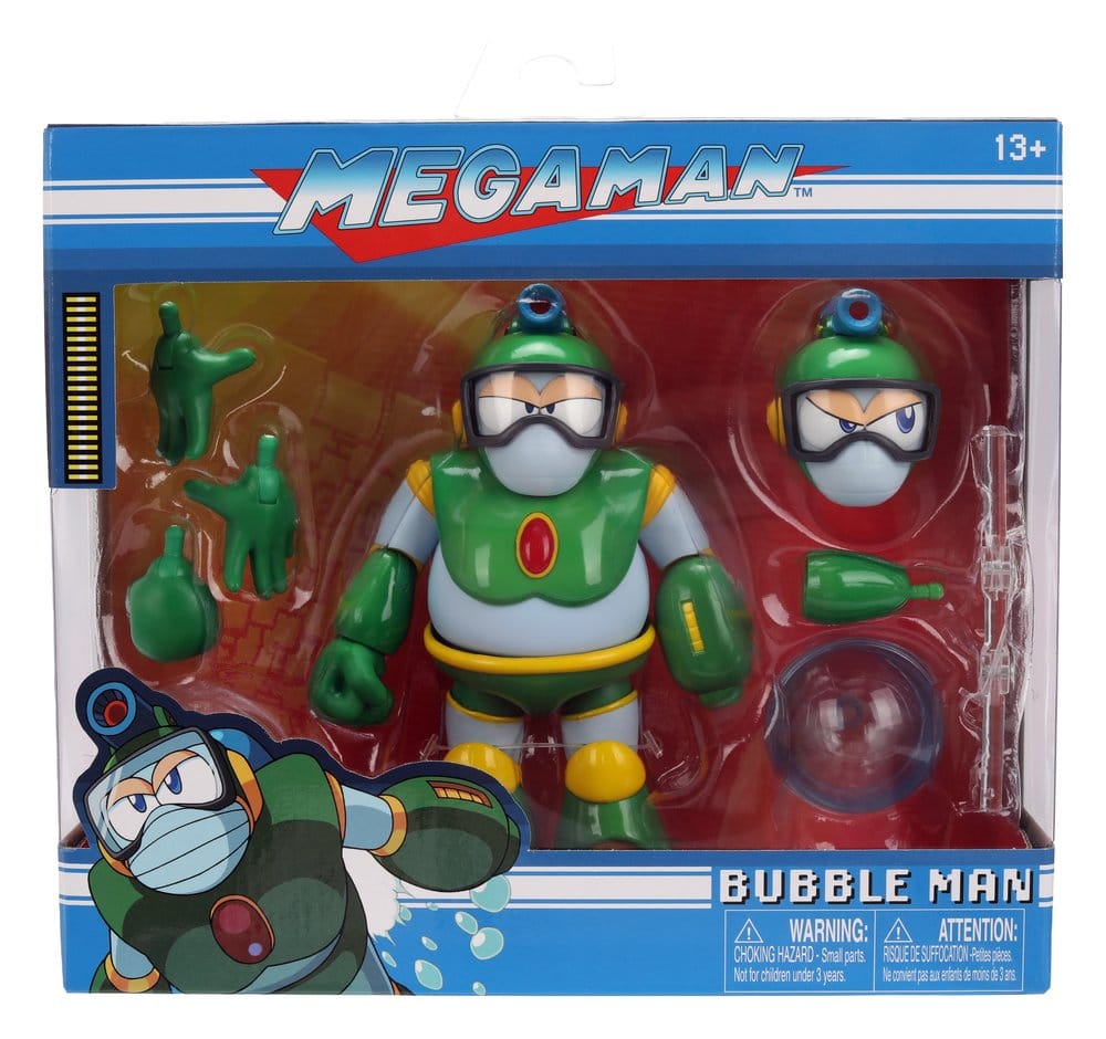 Mega Man Actionfigur Bubble Man 11 cm   - Versand: 7 Tage nach Bestellung