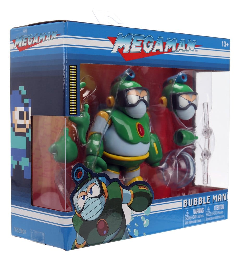 Mega Man Actionfigur Bubble Man 11 cm   - Versand: 7 Tage nach Bestellung