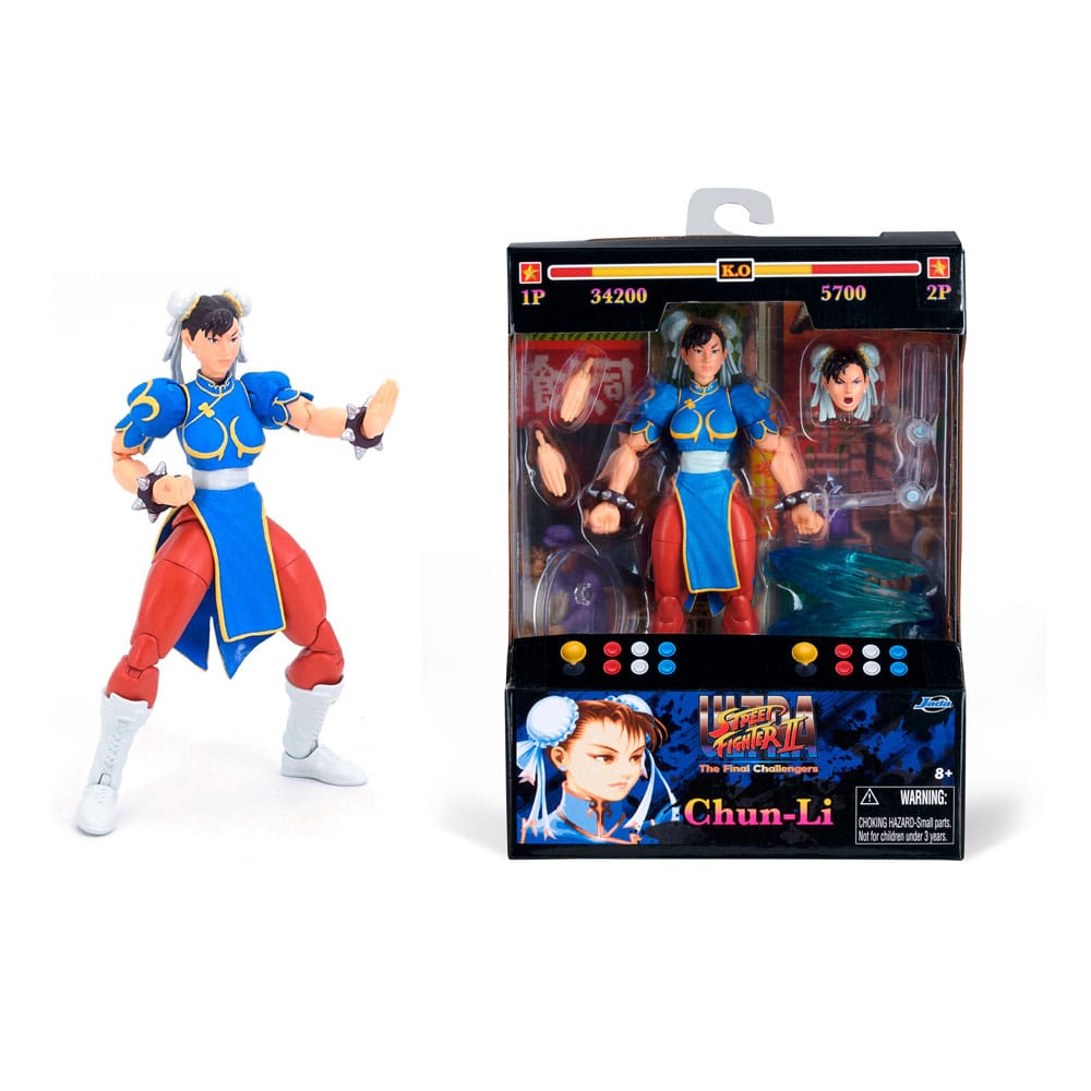 Ultra Street Fighter II: The Final Challengers Actionfigur 1/12 Chun-Li 15 cm   - Versand: 7 Tage nach Bestellung