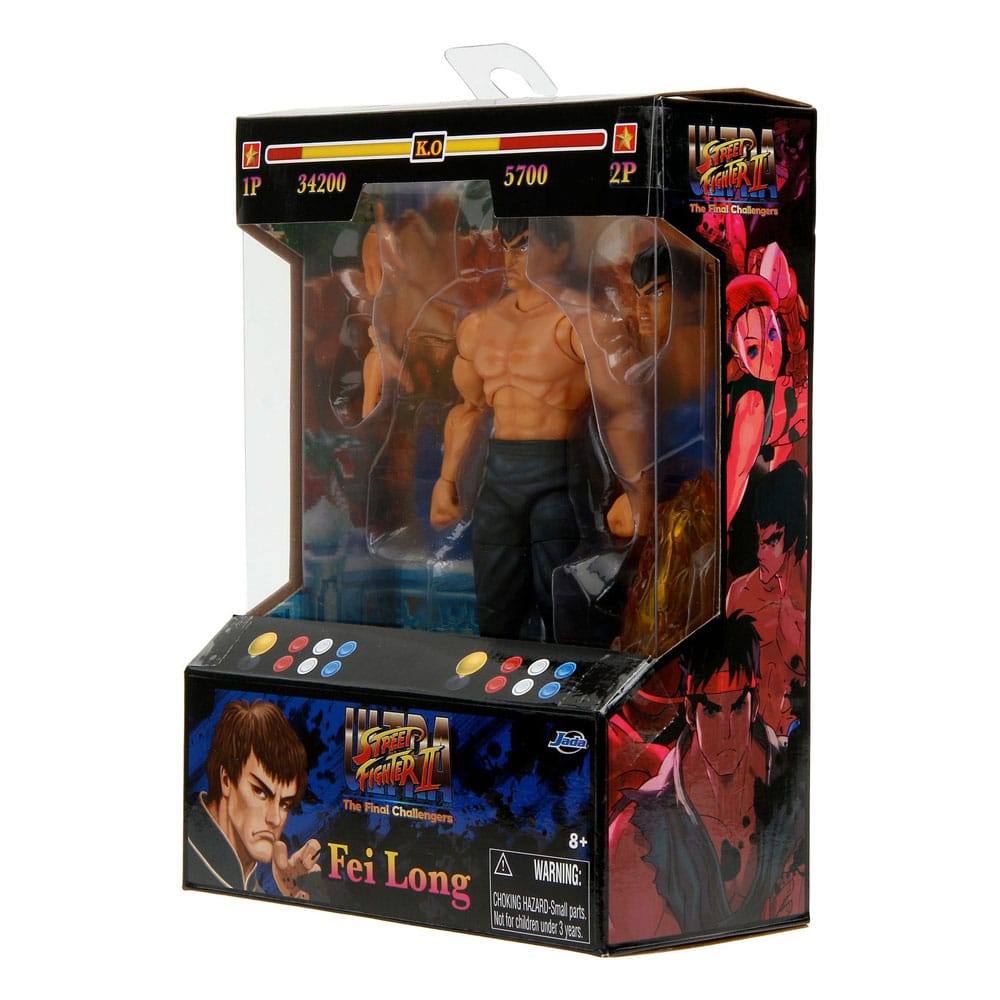 Ultra Street Fighter II: The Final Challengers Actionfigur 1/12 Fei-Long 15 cm    - Versand: 7 Tage nach Bestellung
