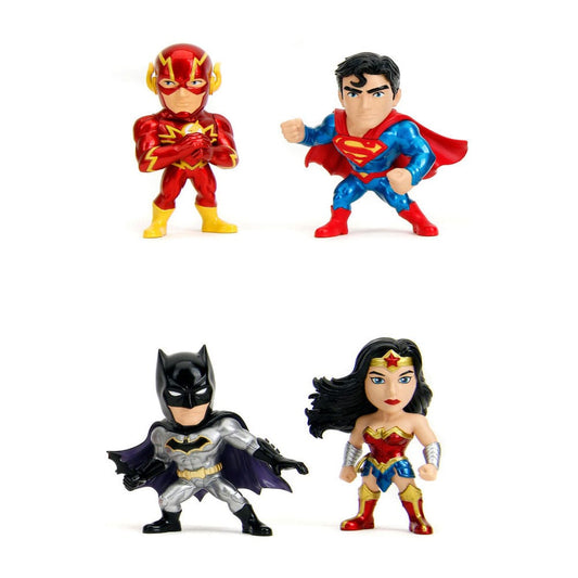 DC Comics Nano Metalfigs Diecast Minifiguren 4-er Pack Wave 1 4 cm - Preorder - ETA Anfang 04.2025