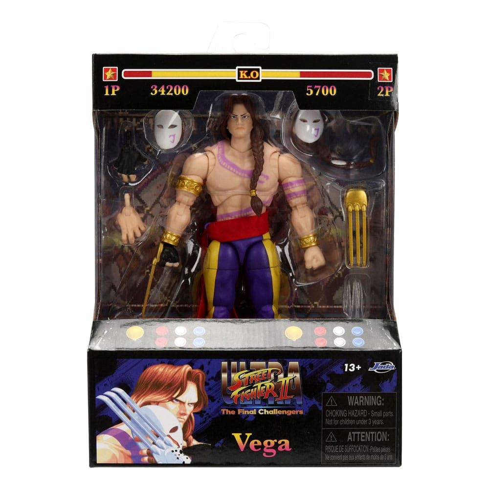 Ultra Street Fighter II: The Final Challengers Actionfigur 1/12 Vega 15 cm    - Versand: 7 Tage nach Bestellung