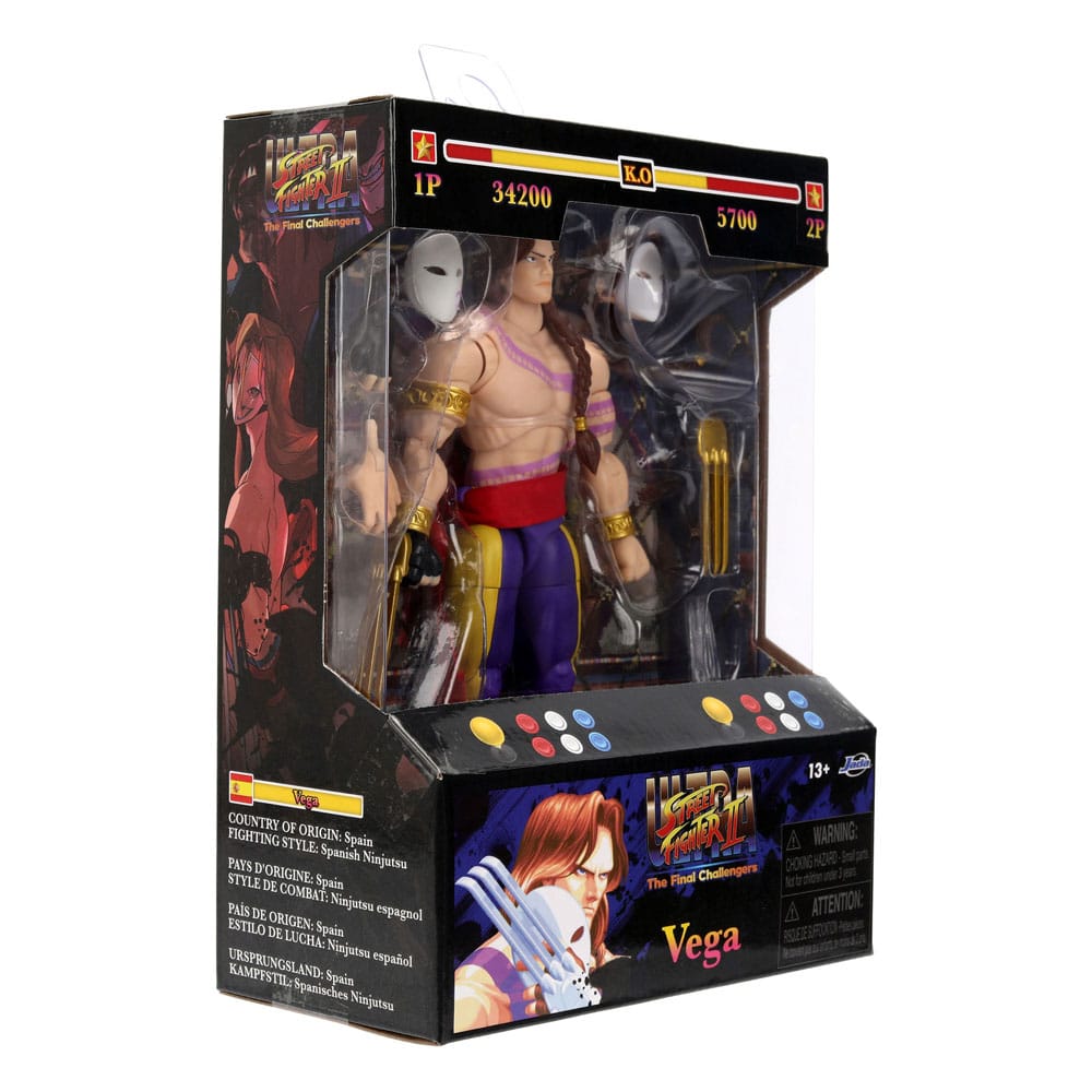 Ultra Street Fighter II: The Final Challengers Actionfigur 1/12 Vega 15 cm    - Versand: 7 Tage nach Bestellung