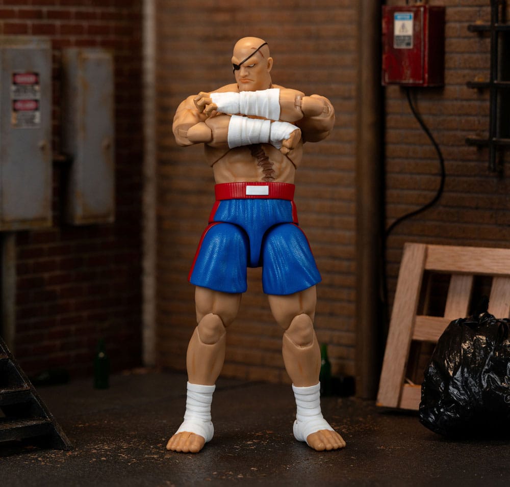 Ultra Street Fighter II: The Final Challengers Actionfigur 1/12 Sagat 19 cm    - Versand: 7 Tage nach Bestellung