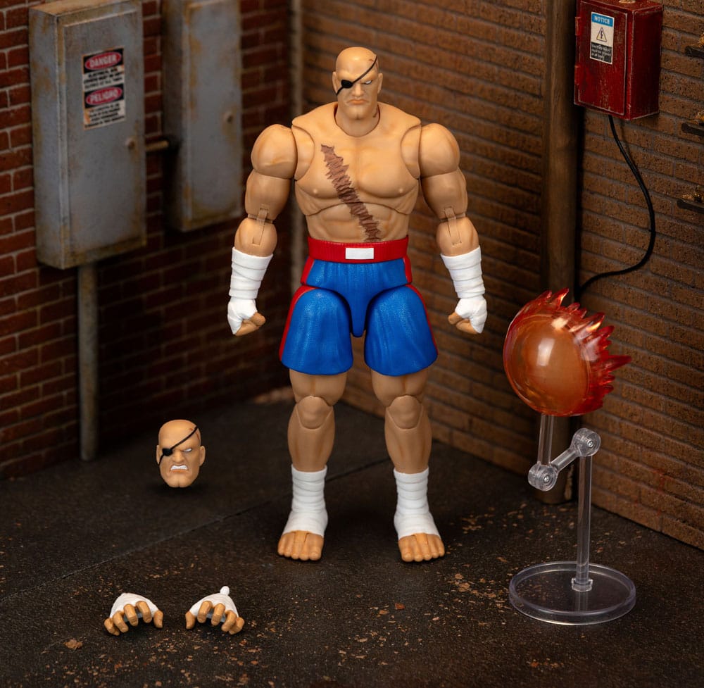 Ultra Street Fighter II: The Final Challengers Actionfigur 1/12 Sagat 19 cm    - Versand: 7 Tage nach Bestellung
