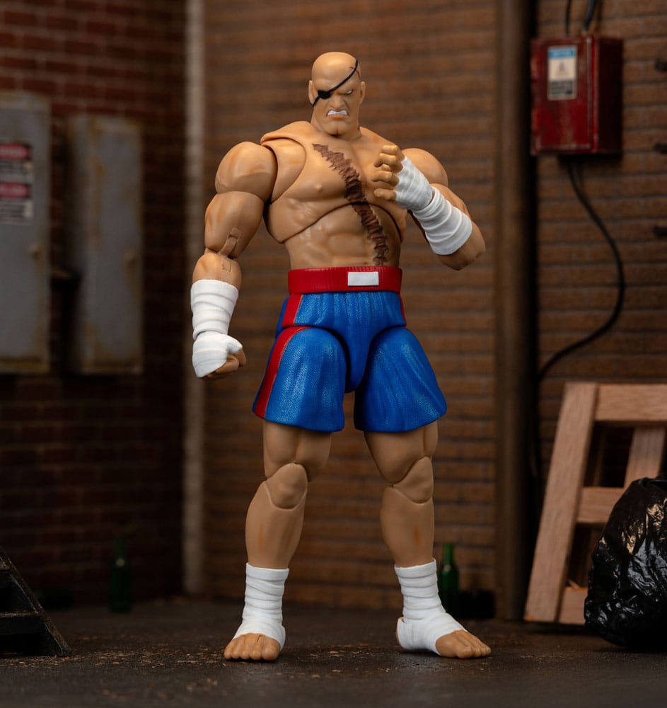 Ultra Street Fighter II: The Final Challengers Actionfigur 1/12 Sagat 19 cm    - Versand: 7 Tage nach Bestellung