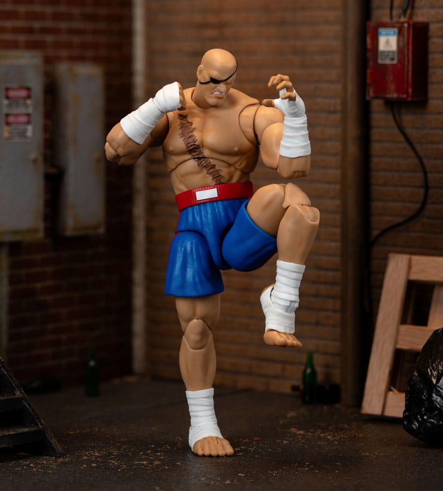Ultra Street Fighter II: The Final Challengers Actionfigur 1/12 Sagat 19 cm    - Versand: 7 Tage nach Bestellung