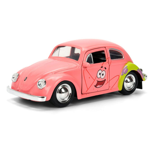 Spongebob Schwammkopf Diecast Modell 1/32 1959 VW Beetle Patrick   - Versand: 5-7 Tage nach Bestellung