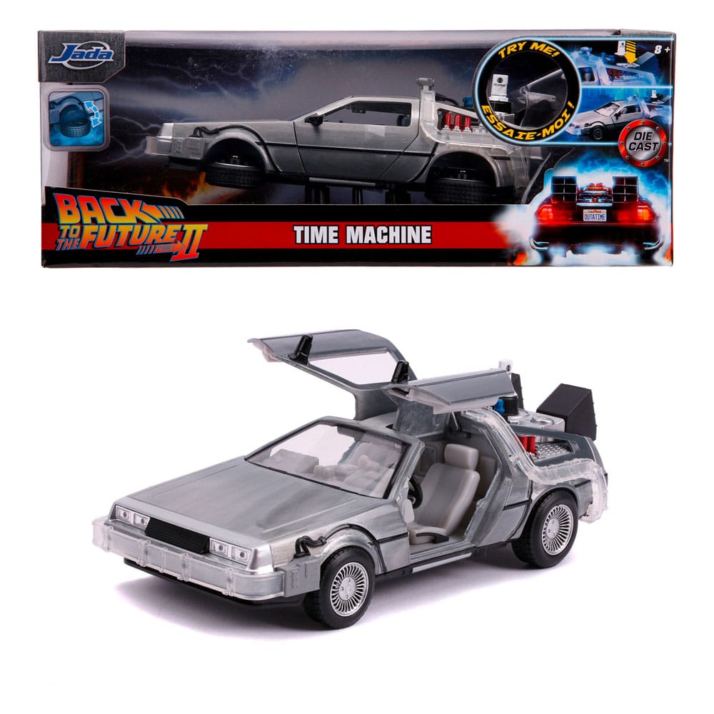 Zurück in die Zukunft 2 Diecast Modell 1/24 Time Machine Model 2  - Preorder - ETA: 25.09.2025