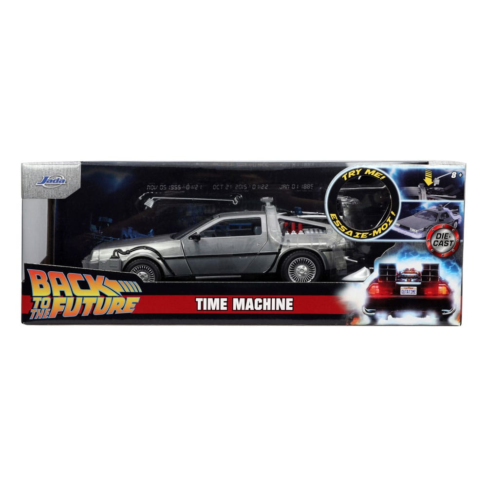 Zurück in die Zukunft Diecast Modell 1/24 Time Machine Model 1  - Versand: 5-7 Tage nach Bestellung