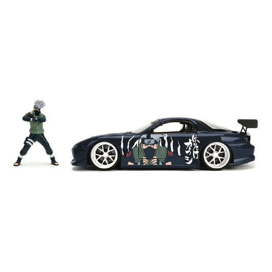 Naruto Shippuden Diecast Modell 1/24 1993 Mazda RX-7  - Versand: 5-7 Tage nach Bestellung