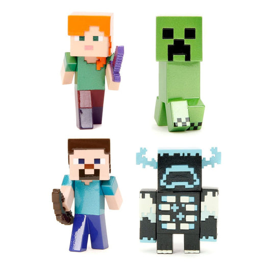 Minecraft Nano Metalfigs Diecast Minifiguren 6 cm Sortiment (12)   - Versand: 5-7 Tage nach Bestellung