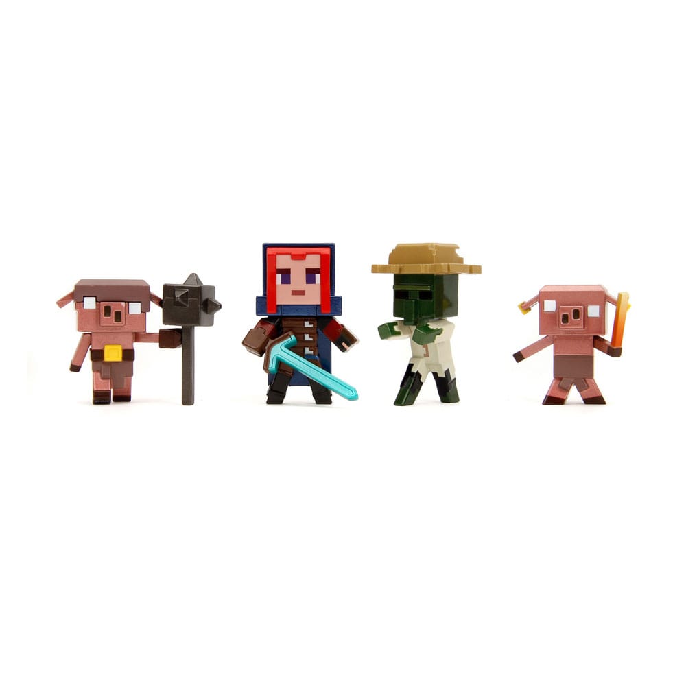 Minecraft Nano Metalfigs Diecast Minifiguren 6 cm Wave 2 Sortiment (12)  - Preorder - ETA: 25.12.2025