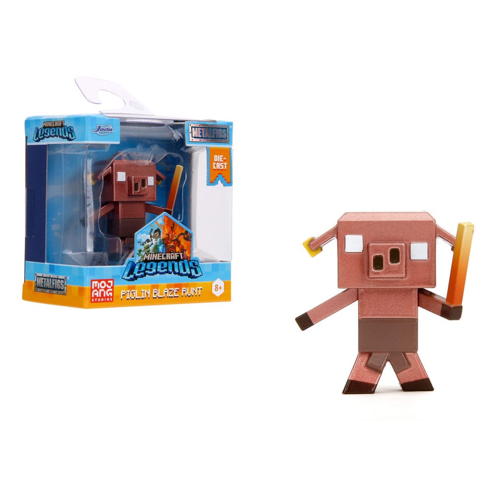 Minecraft Nano Metalfigs Diecast Minifiguren 6 cm Wave 2 Sortiment (12)  - Preorder - ETA: 25.12.2025