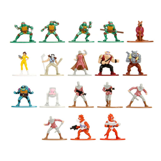 Teenage Mutant Ninja Turtles Nano Metalfigs Diecast Minifiguren 18-er Pack Wave 2 4 cm   - Preorder - ETA: 09.10.2025
