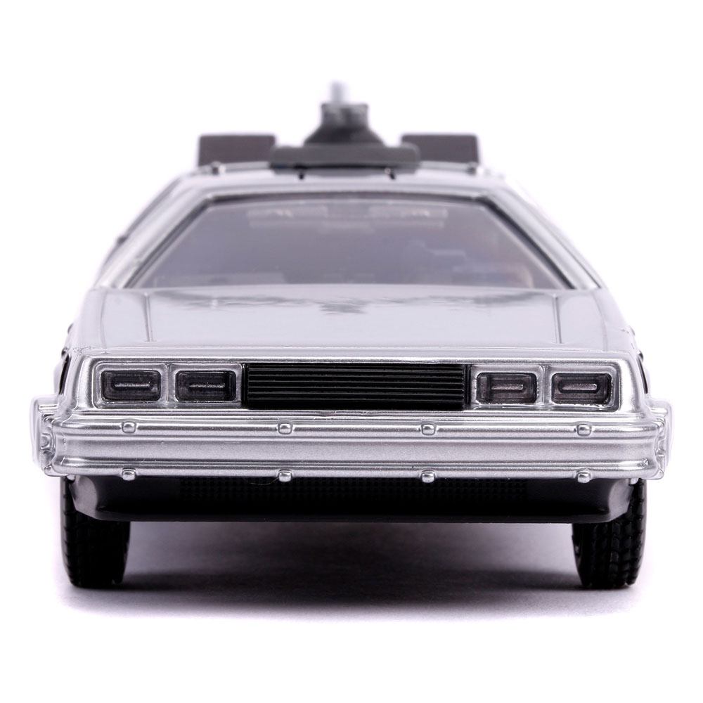 Zurück in die Zukunft II Hollywood Rides Diecast Modell 1/32 DeLorean Time Machine - Preorder - ETA: 01.10.2025
