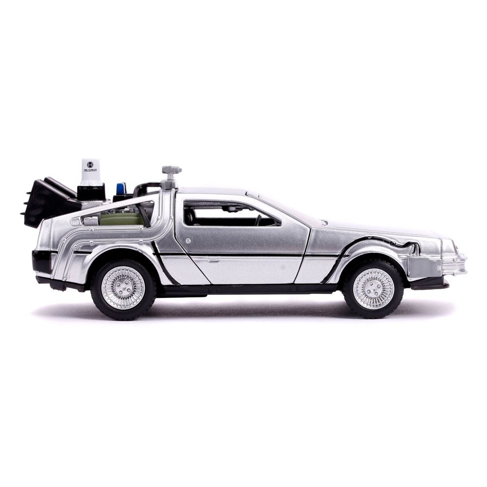 Zurück in die Zukunft II Hollywood Rides Diecast Modell 1/32 DeLorean Time Machine - Preorder - ETA: 01.10.2025