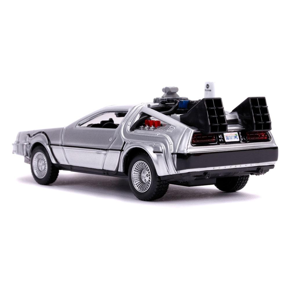Zurück in die Zukunft II Hollywood Rides Diecast Modell 1/32 DeLorean Time Machine - Preorder - ETA: 01.10.2025