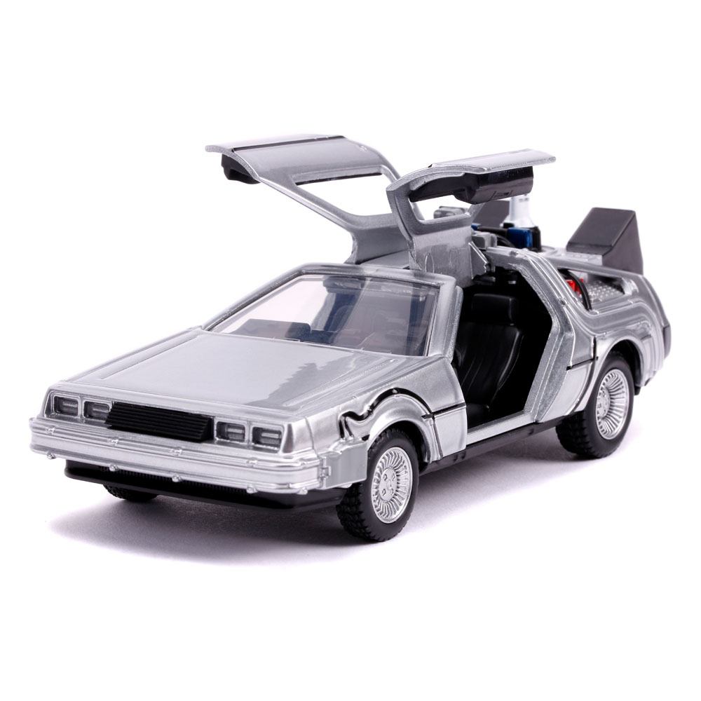 Zurück in die Zukunft II Hollywood Rides Diecast Modell 1/32 DeLorean Time Machine - Preorder - ETA: 01.10.2025