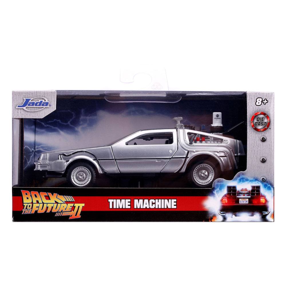Zurück in die Zukunft II Hollywood Rides Diecast Modell 1/32 DeLorean Time Machine - Preorder - ETA: 01.10.2025
